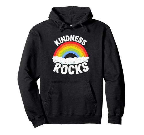 Hippie Teacher Anti Bullying Rainbow Hoodie - Unique Graphic Men Women - T-Shirt, Sweatshirt, Hoodie