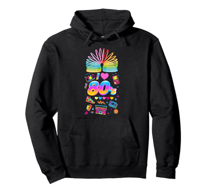Rainbow Spiral Spring Toy Back To 80S Hoodie - Minimalist Print Unisex - T-Shirt, Sweatshirt, Hoodie