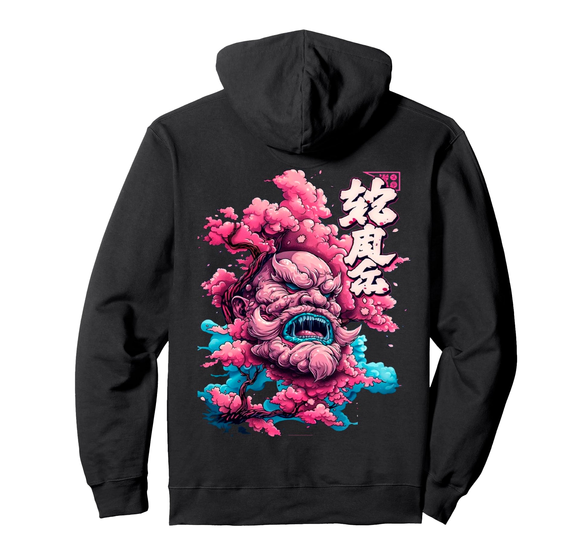Backprint Japan Aesthetic Vaporwave Hoodie - Trendy Graphic Men Women - T-Shirt, Sweatshirt, Hoodie