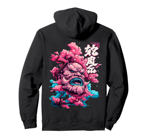 Backprint Japan Aesthetic Vaporwave Hoodie - Trendy Graphic Men Women - T-Shirt, Sweatshirt, Hoodie