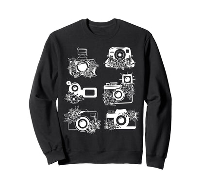 Photographer Storyteller Camera Sweatshirt - Trendy Graphic Men Women - T-Shirt, Sweatshirt, Hoodie