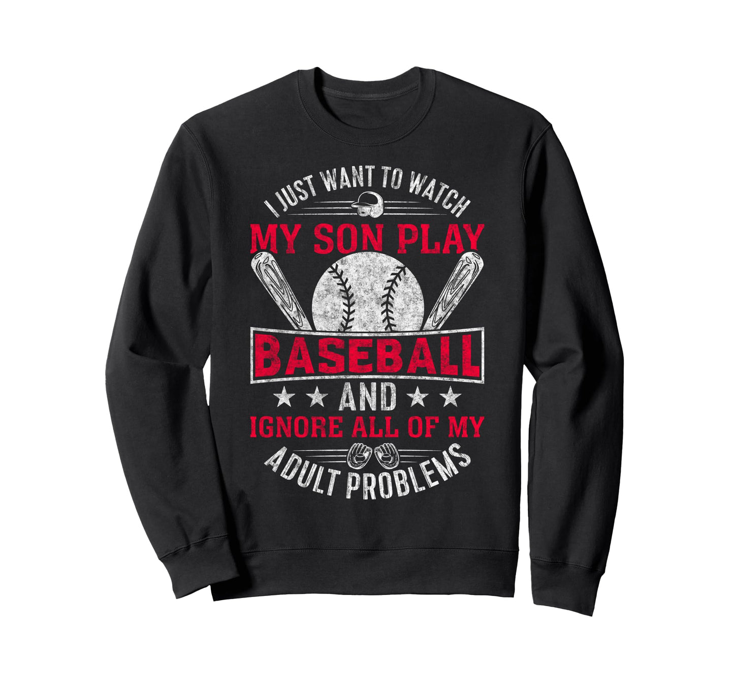 I Just Want To Watch My Son Play Sweatshirt - Graphic Print Unisex - T-Shirt, Sweatshirt, Hoodie