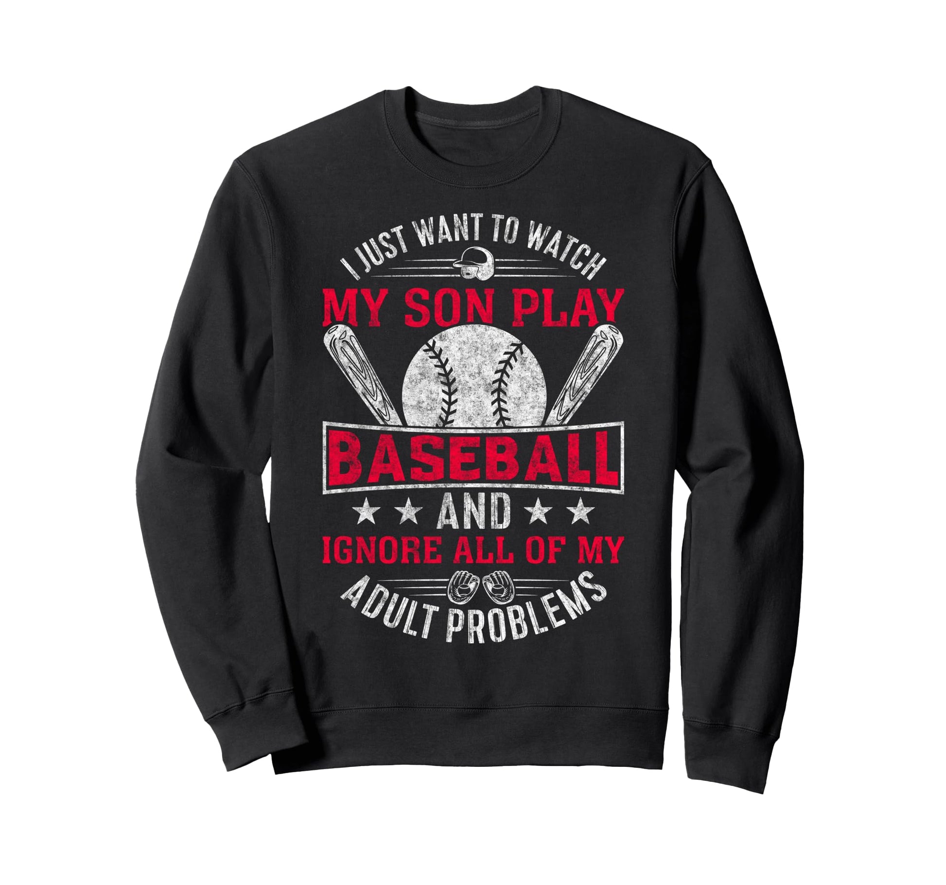 I Just Want To Watch My Son Play Sweatshirt - Graphic Print Unisex - T-Shirt, Sweatshirt, Hoodie