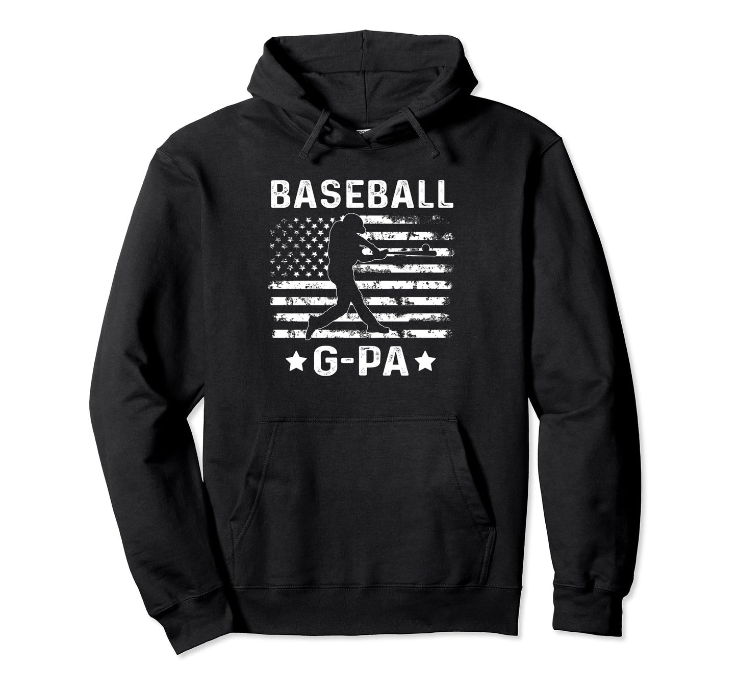 Baseball G Pa Grandpa Usa Flag 4Th July Hoodie - Novelty Apparel Unisex - T-Shirt, Sweatshirt, Hoodie