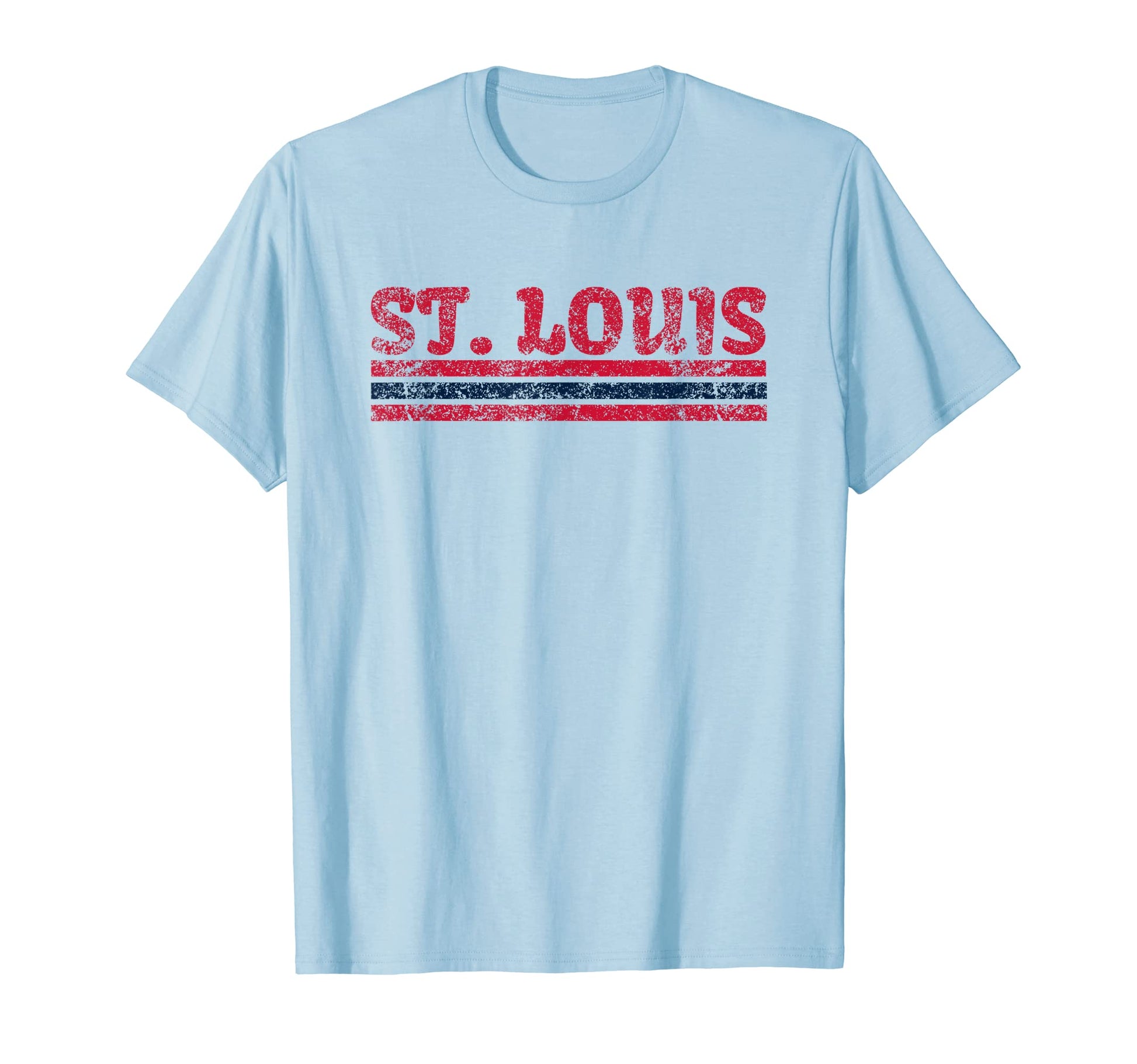 St Louis Missouri Weathered Stripe T-Shirt - Minimalist Print Men Women - T-Shirt, Sweatshirt, Hoodie