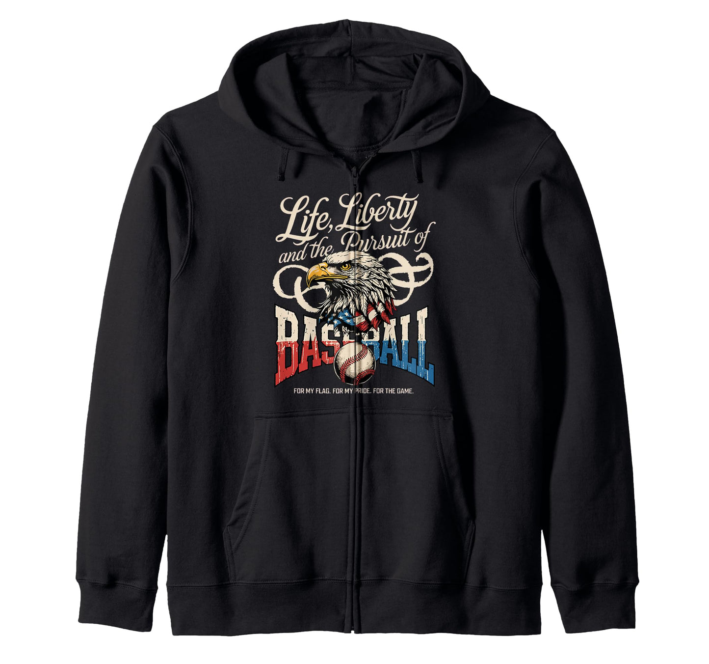 Life Liberty And Pursuit Baseball T-Shirt - Novelty Apparel Men Women - T-Shirt, Sweatshirt, Hoodie