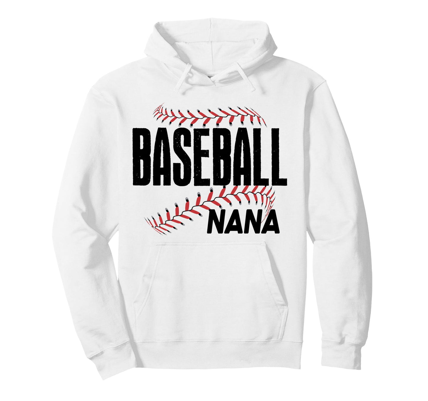 Baseball Nana Nona Family Grandma Hoodie - Streetwear Style for Adults - T-Shirt, Sweatshirt, Hoodie