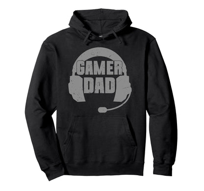 Funny Gamer Dad Fathers Day 2025 Hoodie - Casual Everyday Wear Men Women - T-Shirt, Sweatshirt, Hoodie