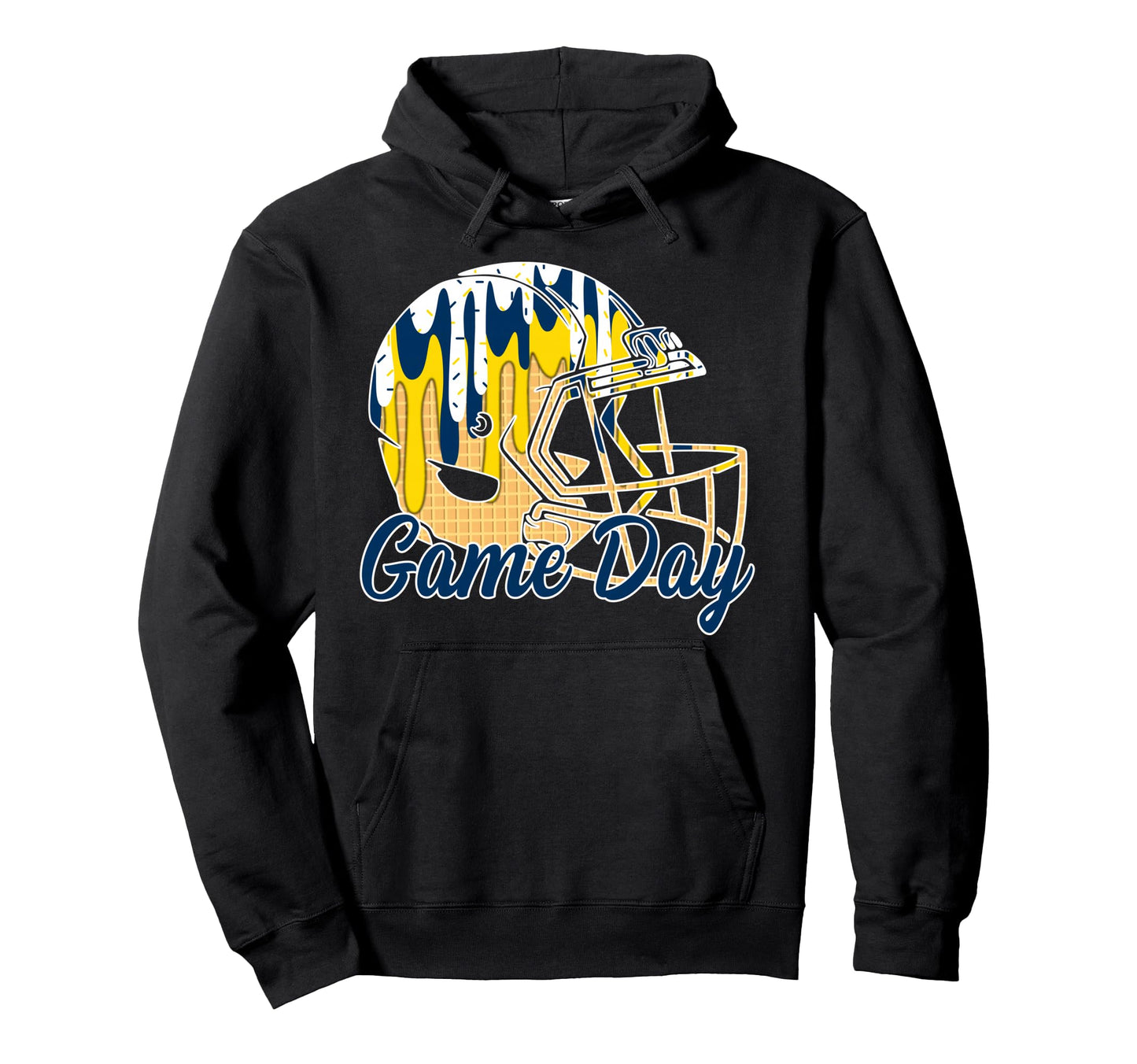 Football Drip Game Day Sport Hoodie - Aesthetic Graphic for Adults - T-Shirt, Sweatshirt, Hoodie