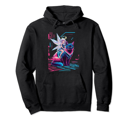 Pastel Cyberpunk Anime Fairy Core Hoodie - Fun Novelty Design Men Women - T-Shirt, Sweatshirt, Hoodie