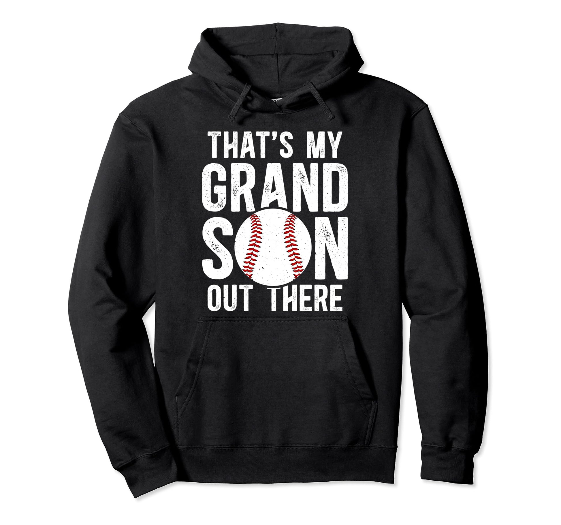 Thats My Grandson Baseball Grandpa Hoodie - Novelty Apparel Unisex - T-Shirt, Sweatshirt, Hoodie
