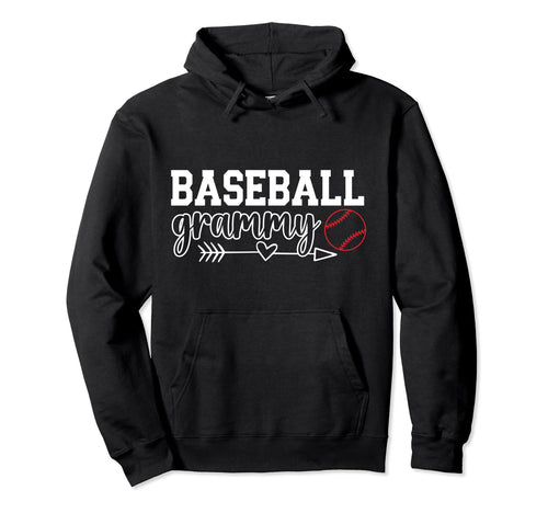 Baseball Grammy Grandma Grammy Hoodie - Casual Everyday Wear for Adults - T-Shirt, Sweatshirt, Hoodie