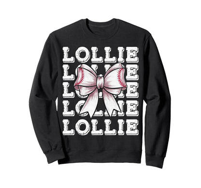 Coquette Baseball Lollie Matching Sweatshirt - Streetwear Style Unisex - T-Shirt, Sweatshirt, Hoodie