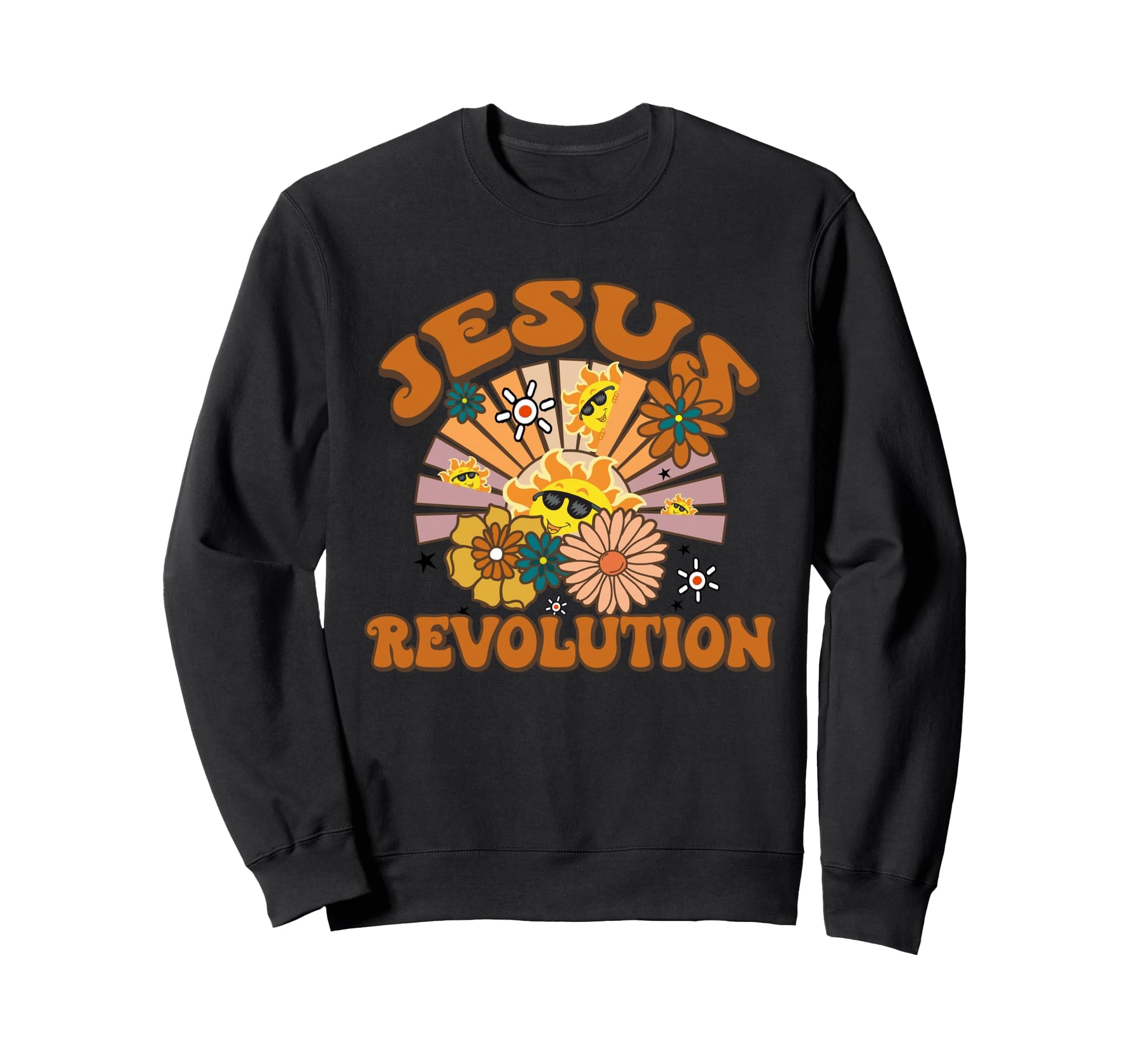 Jesus Revolution Funny Christian Sweatshirt - Novelty Apparel Men Women - T-Shirt, Sweatshirt, Hoodie