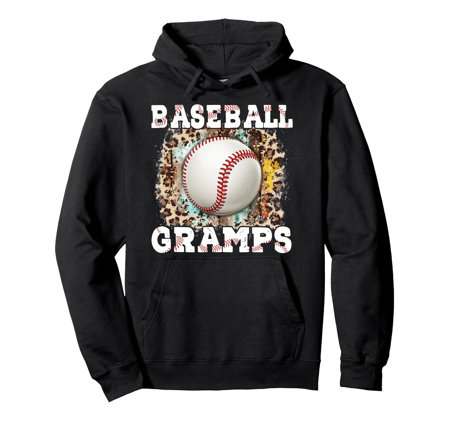 Baseball Sports Player Leopard Hoodie - Casual Everyday Wear Unisex - T-Shirt, Sweatshirt, Hoodie