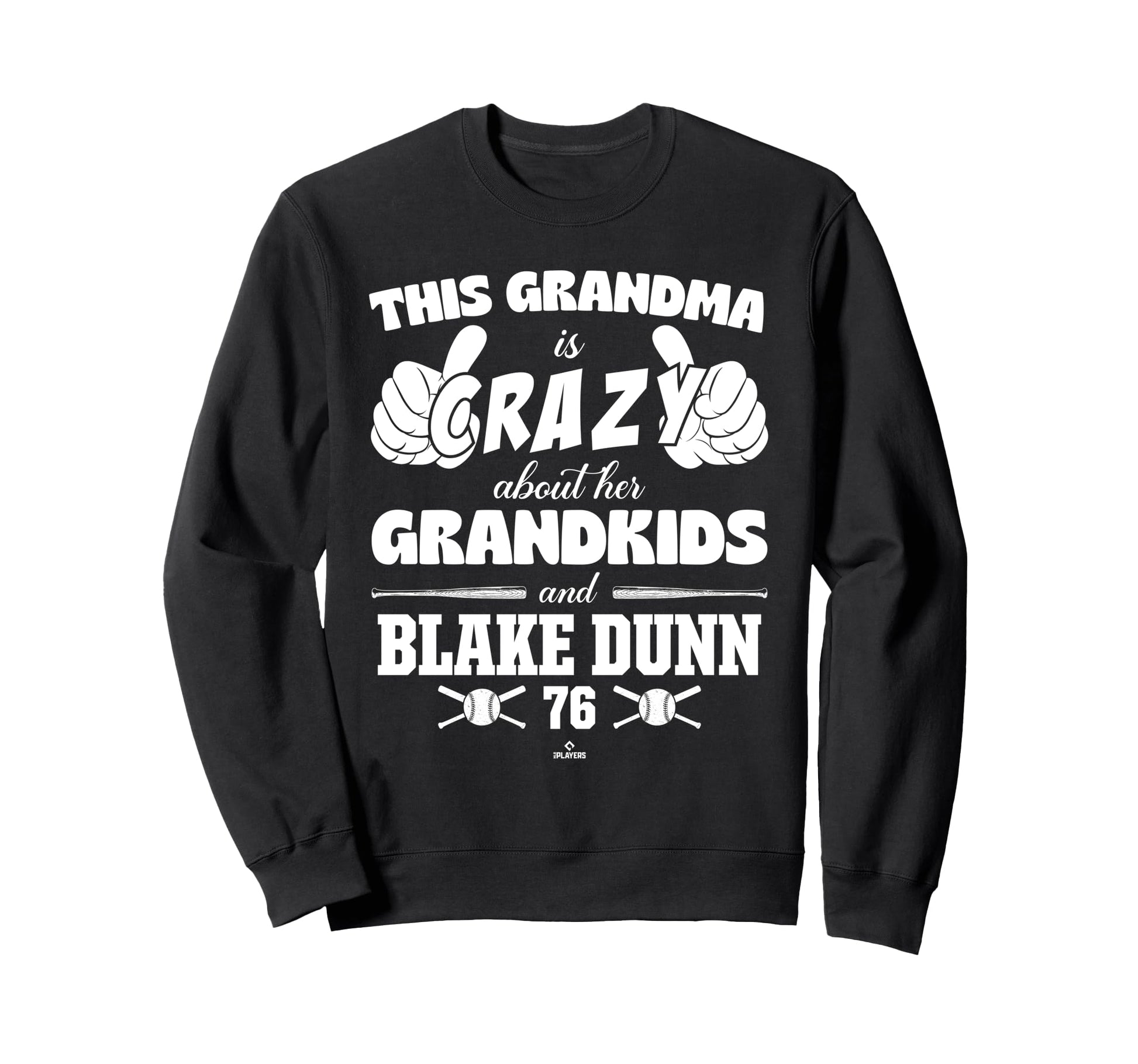 Grandma Crazy Blake Dunn Sweatshirt - Minimalist Print for Adults - T-Shirt, Sweatshirt, Hoodie
