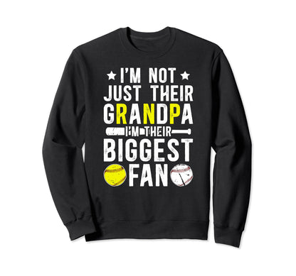 Their Biggest Fan Baseball Sweatshirt - Novelty Apparel for Adults - T-Shirt, Sweatshirt, Hoodie