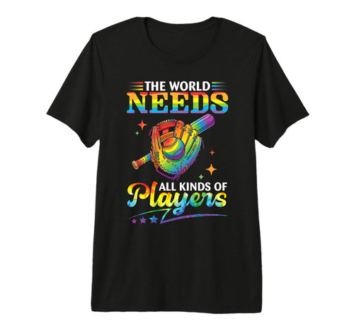 World Needs All Kinds Baseball T-Shirt - Casual Everyday Wear Unisex - T-Shirt, Sweatshirt, Hoodie