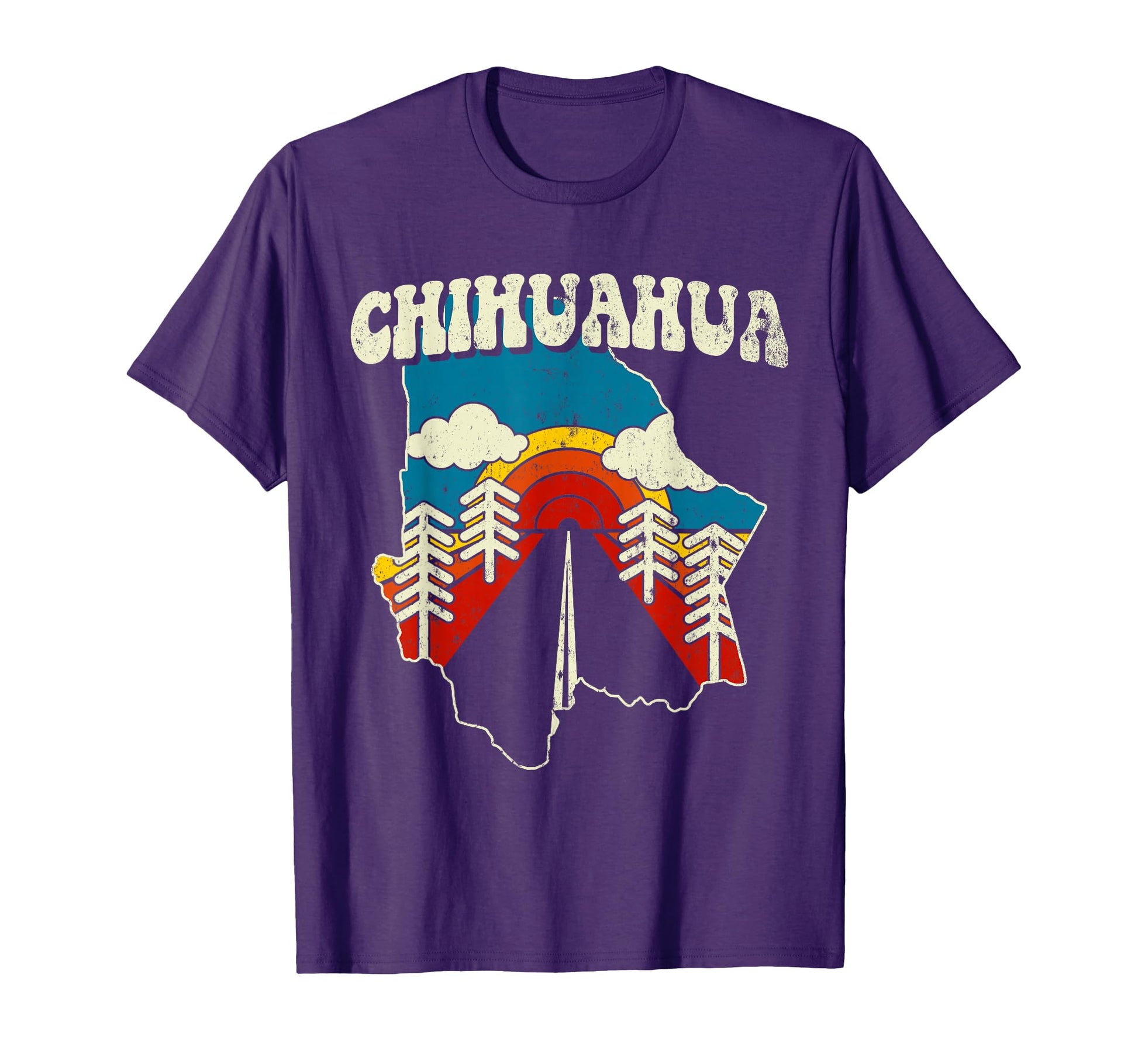 Chihuahua Mexican State Rainbow T-Shirt - Minimalist Print for Adults - T-Shirt, Sweatshirt, Hoodie