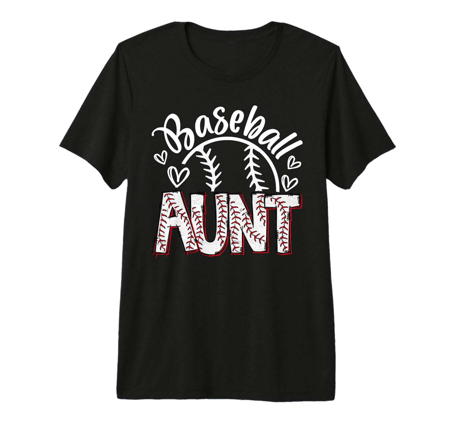 Baseball Aunt Baseball Proud Auntie T-Shirt - Unique Graphic Unisex - T-Shirt, Sweatshirt, Hoodie