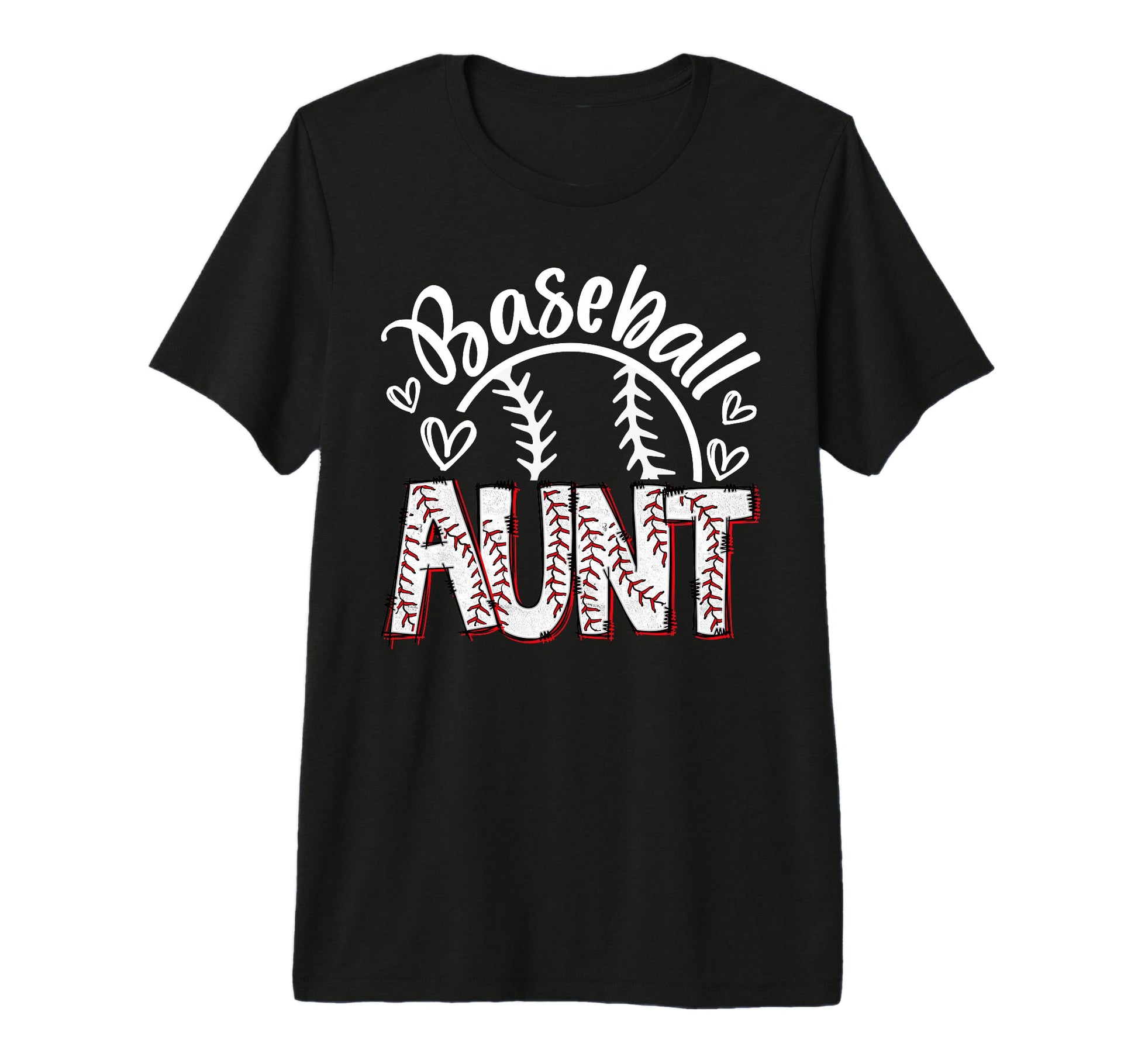 Baseball Aunt Baseball Proud Auntie T-Shirt - Unique Graphic Unisex - T-Shirt, Sweatshirt, Hoodie