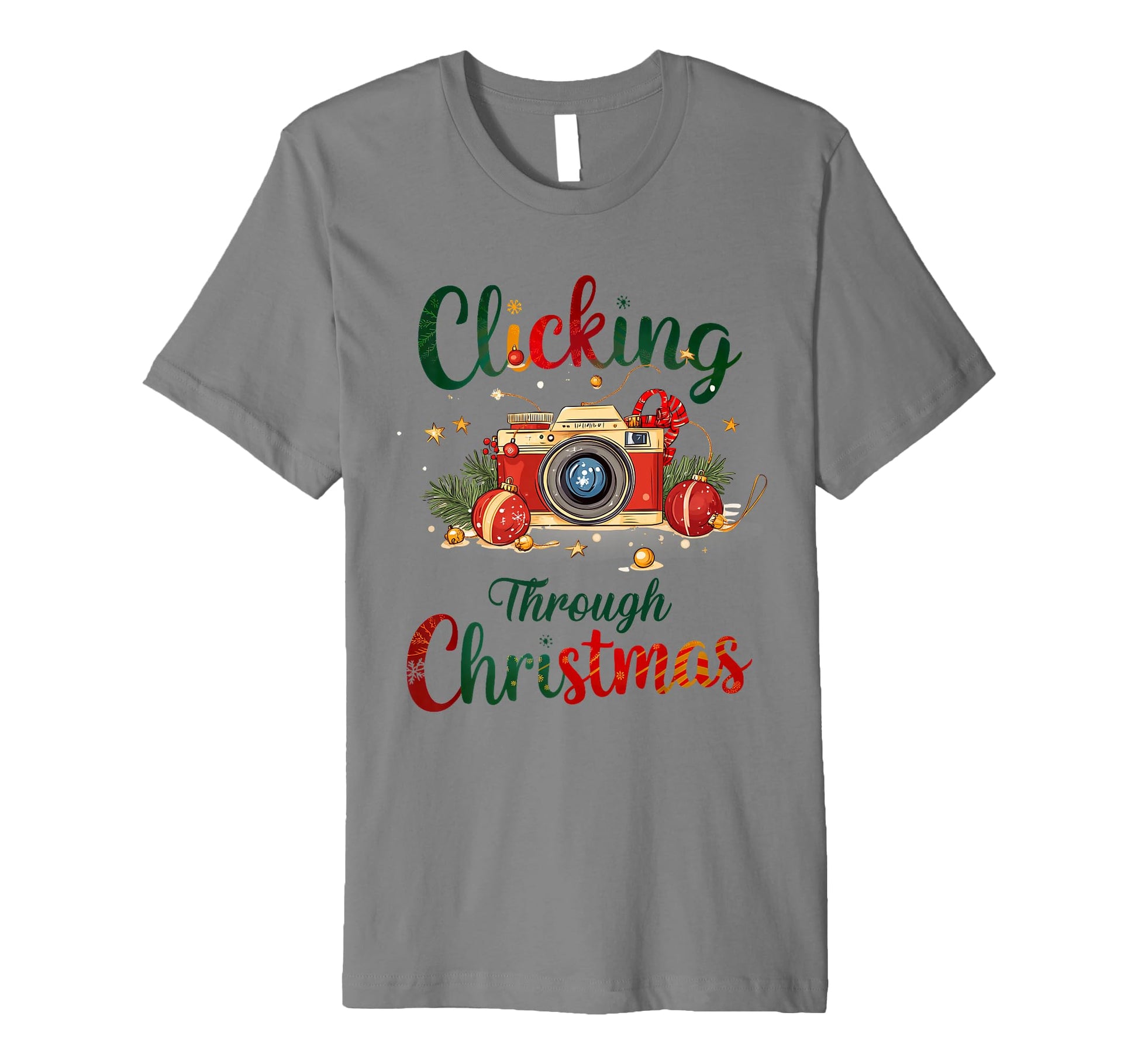 Snapping Holiday Memories Camera T-Shirt - Aesthetic Graphic for Adults - T-Shirt, Sweatshirt, Hoodie