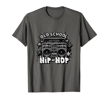 Old School Hip Hop Fan 80S 90S Hip T-Shirt - Novelty Apparel for Adults - T-Shirt, Sweatshirt, Hoodie