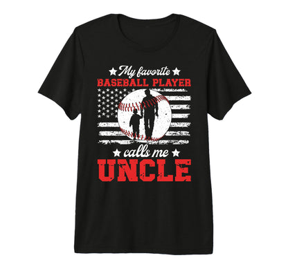 Mens Proud Baseball Uncle Baseball T-Shirt - Trendy Graphic for Adults - T-Shirt, Sweatshirt, Hoodie