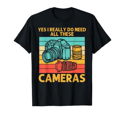 Photographer Photography Lover T-Shirt - Casual Everyday Wear for Adults - T-Shirt, Sweatshirt, Hoodie