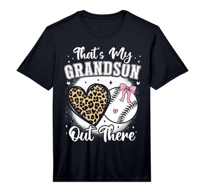 Baseball Grandma Thats My Grandson Nana T-Shirt - Graphic Print Unisex - T-Shirt, Sweatshirt, Hoodie