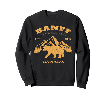 Banff National Park Canada Sweatshirt - Fun Novelty Design Men Women - T-Shirt, Sweatshirt, Hoodie