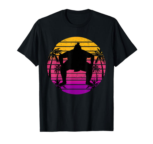 Sumo Wrestler Sunset Vaporwave Aesthetic T-Shirt - Trendy Graphic Men Women - T-Shirt, Sweatshirt, Hoodie