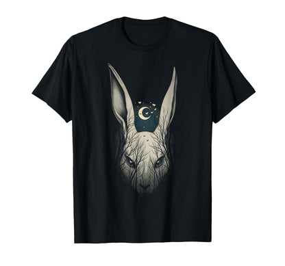 Creepy Bunny Rabbits Alt Goth Grunge T-Shirt - Custom Art Print for Adults - T-Shirt, Sweatshirt, Hoodie