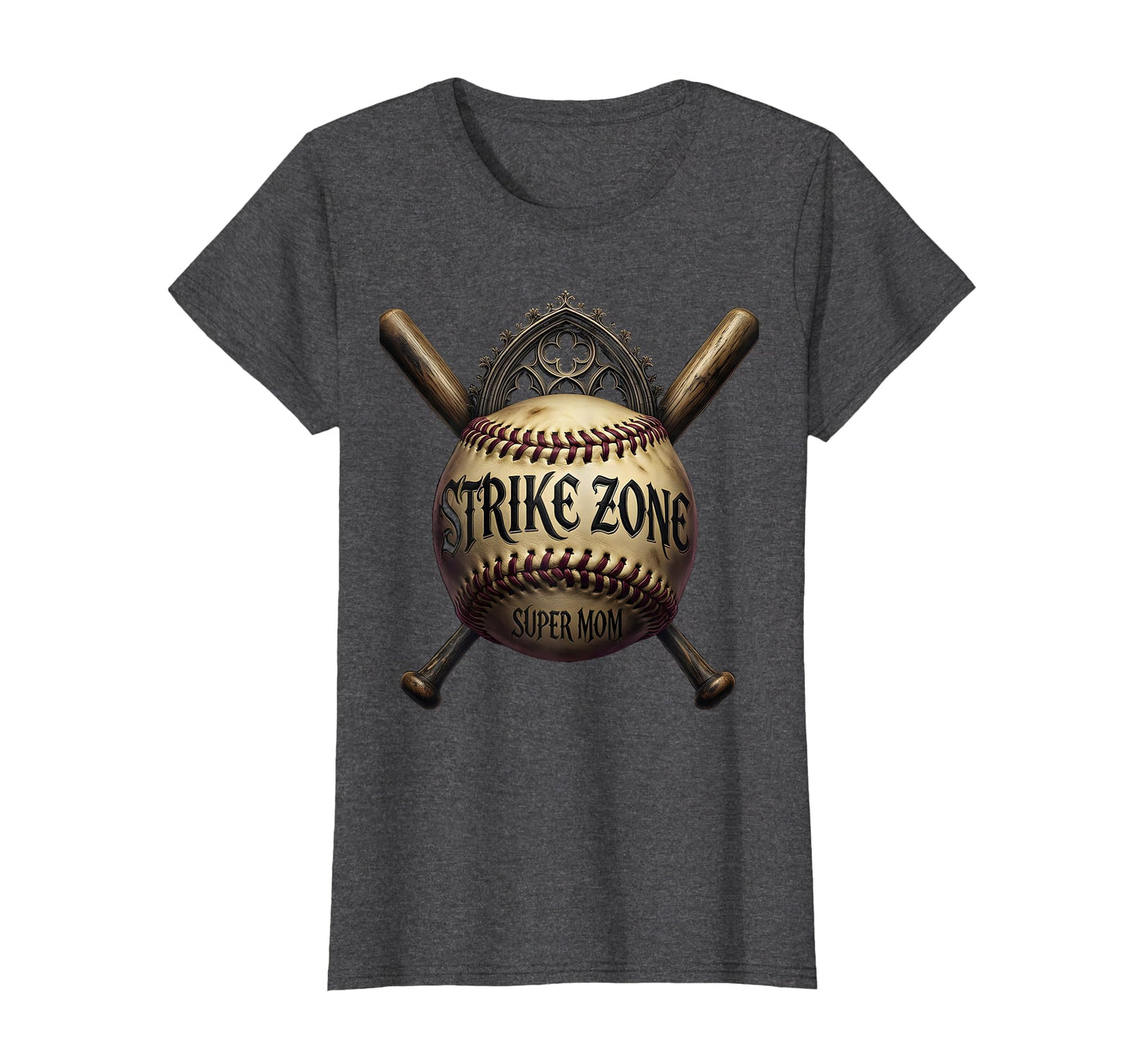 Strike Zone Super Mom Baseball Mama T-Shirt - Trendy Graphic for Adults - T-Shirt, Sweatshirt, Hoodie
