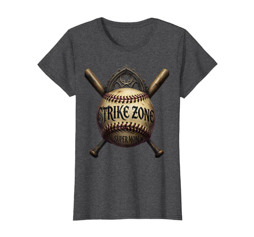 Strike Zone Super Mom Baseball Mama T-Shirt - Trendy Graphic for Adults - T-Shirt, Sweatshirt, Hoodie