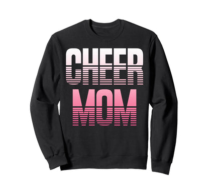 Cheer Mom Biggest Fan Sweatshirt - Aesthetic Graphic for Adults - T-Shirt, Sweatshirt, Hoodie