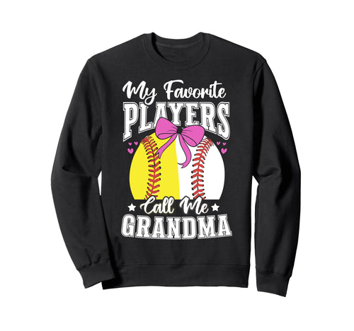 My Favorite Softball Baseball Sweatshirt - Aesthetic Graphic for Adults - T-Shirt, Sweatshirt, Hoodie