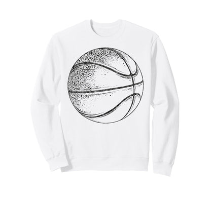 Basketball Ball Player Basketball Sweatshirt - Aesthetic Graphic Men Women - T-Shirt, Sweatshirt, Hoodie