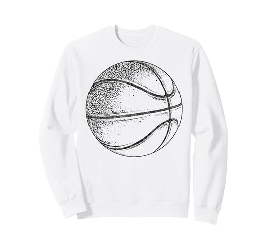 Basketball Ball Player Basketball Sweatshirt - Aesthetic Graphic Men Women - T-Shirt, Sweatshirt, Hoodie