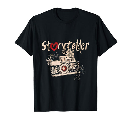 Storyteller Photography Camera T-Shirt - Novelty Apparel Men Women - T-Shirt, Sweatshirt, Hoodie