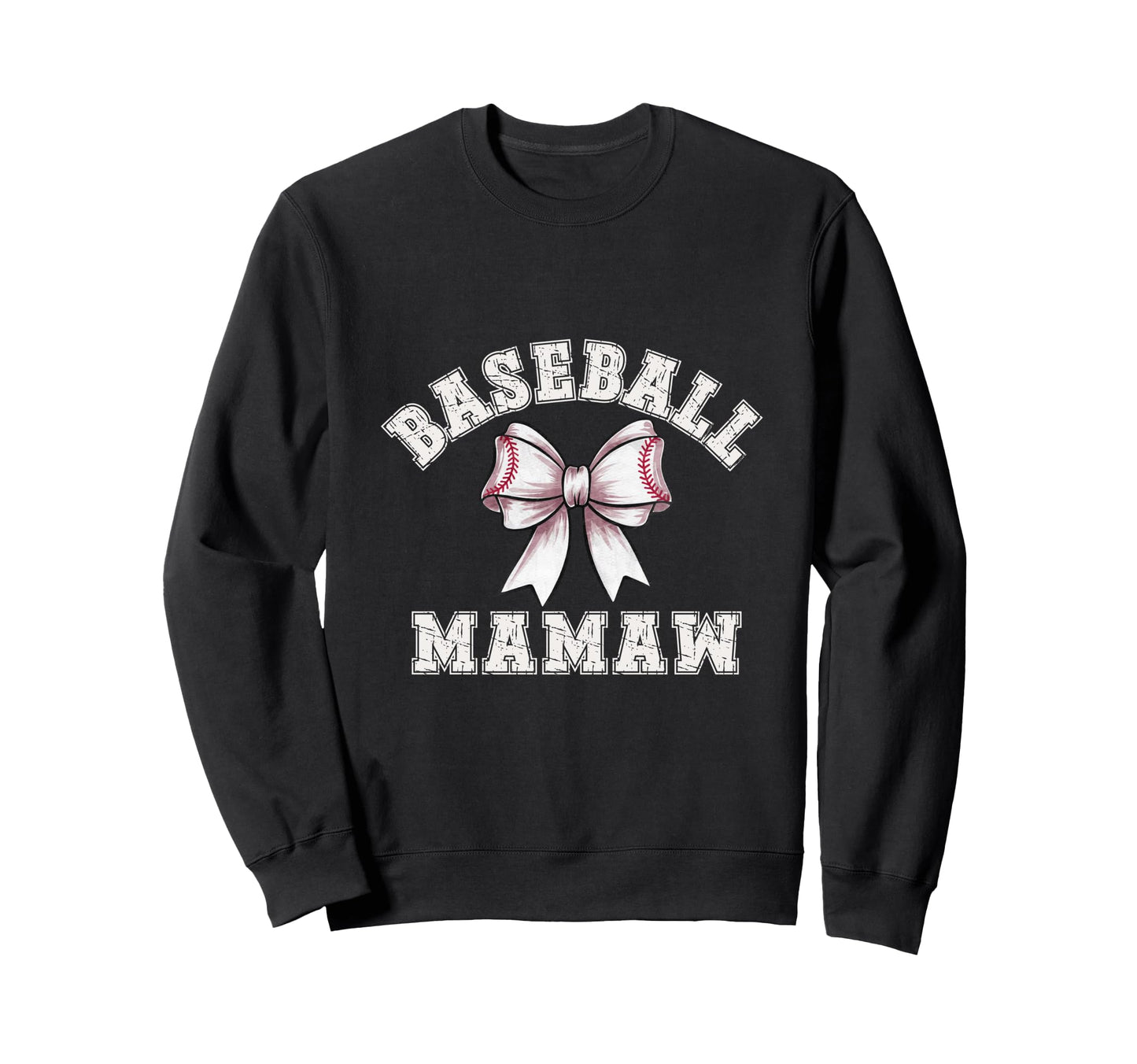 Coquette Baseball Mamaw Bow Game Day Sweatshirt - Trendy Graphic Men Women - T-Shirt, Sweatshirt, Hoodie