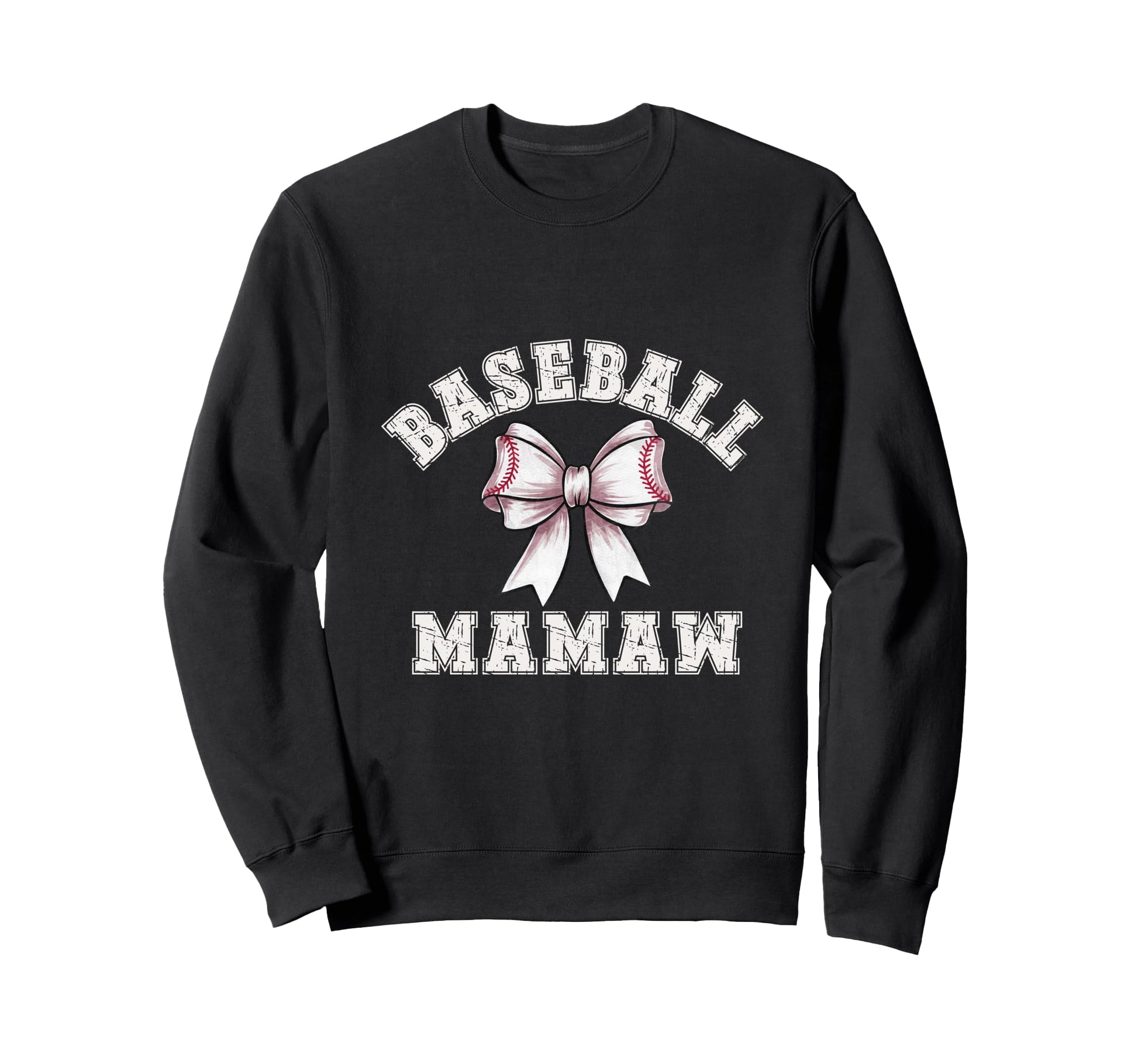 Coquette Baseball Mamaw Bow Game Day Sweatshirt - Trendy Graphic Men Women - T-Shirt, Sweatshirt, Hoodie