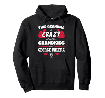 Grandma Crazy George Valera Cleveland Hoodie - Fun Novelty Design Unisex - T-Shirt, Sweatshirt, Hoodie
