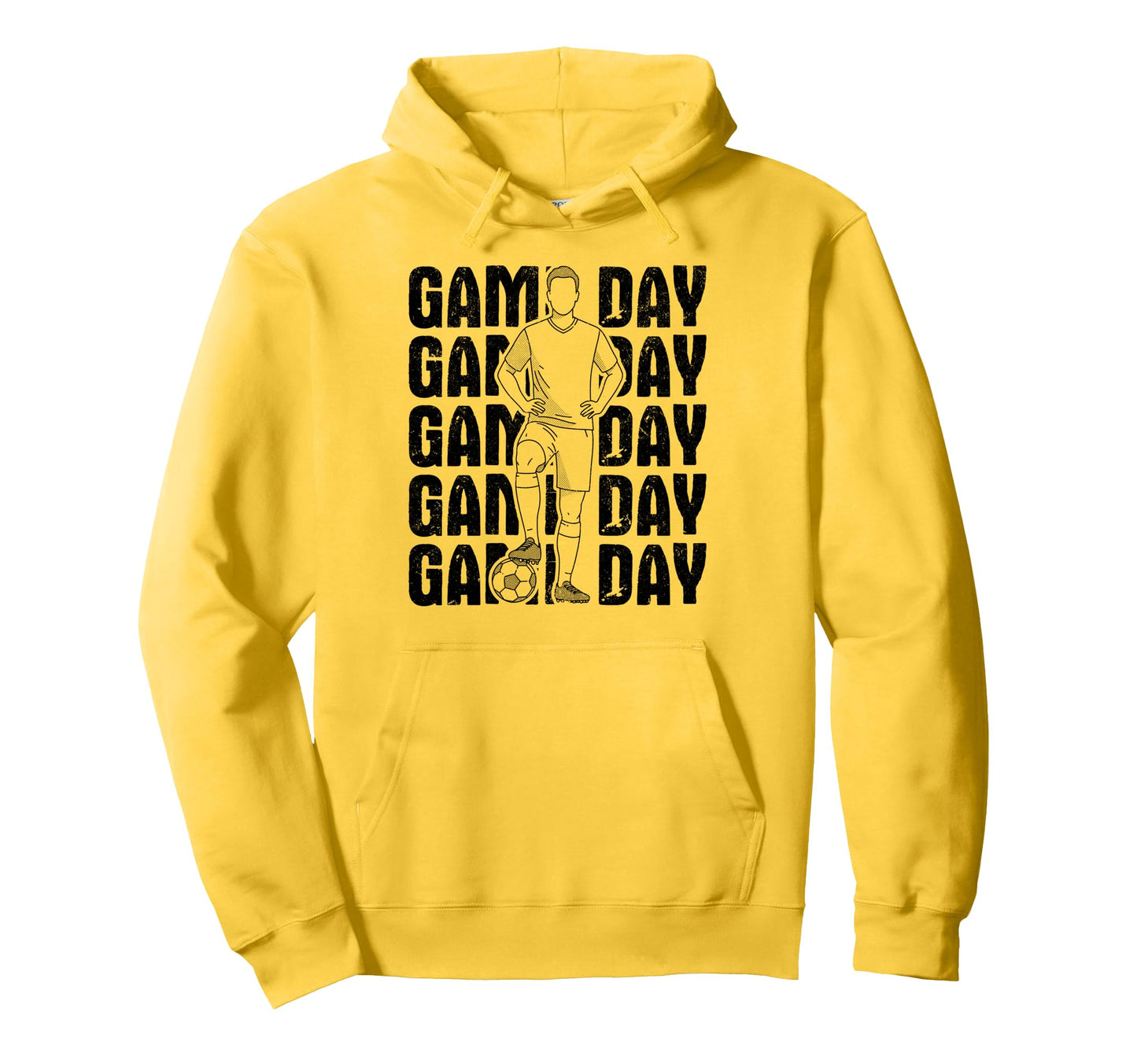Game Day Soccer Soccer Mom Soccer Dad Hoodie - Graphic Print for Adults - T-Shirt, Sweatshirt, Hoodie