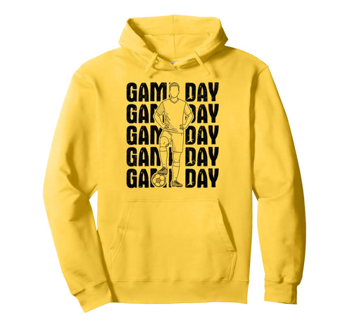 Game Day Soccer Soccer Mom Soccer Dad Hoodie - Graphic Print for Adults - T-Shirt, Sweatshirt, Hoodie