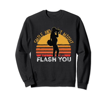 Funny Photography Camera Sweatshirt - Unique Graphic for Adults - T-Shirt, Sweatshirt, Hoodie