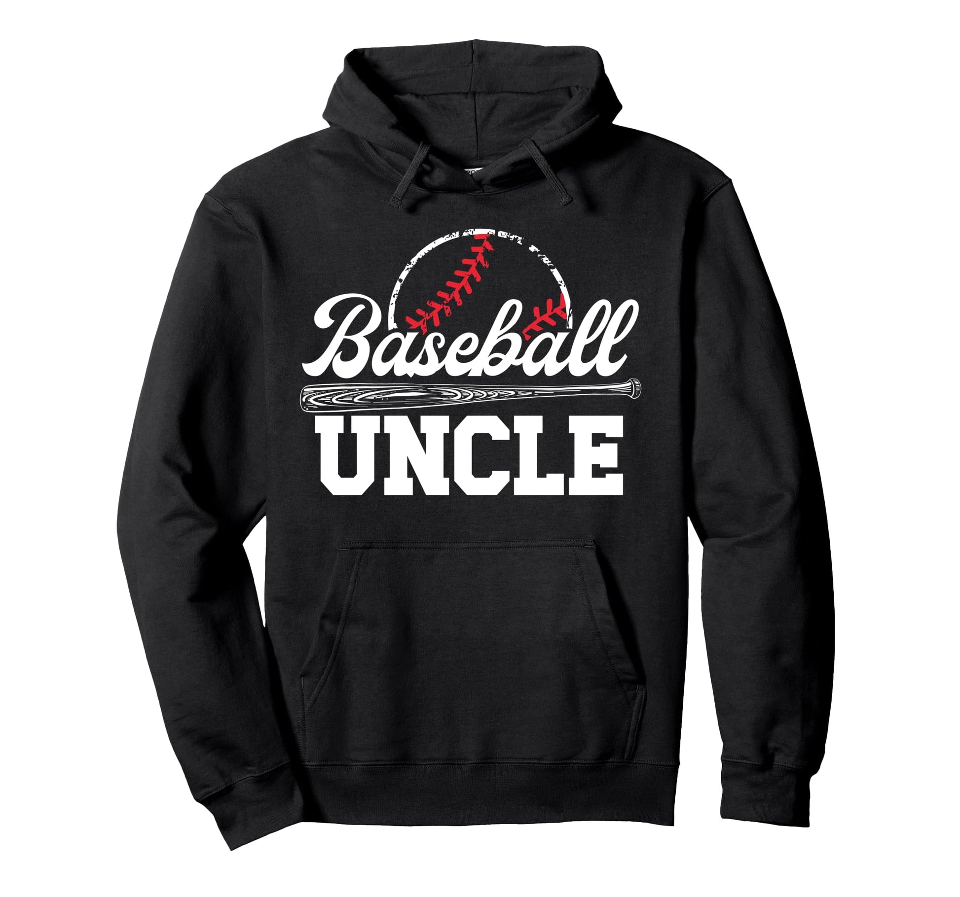 Baseball Uncle Best Uncle Baseball Hoodie - Custom Art Print for Adults - T-Shirt, Sweatshirt, Hoodie