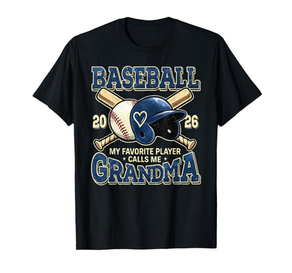 My Favorite Player Calls Me Grandma T-Shirt - Trendy Graphic Unisex - T-Shirt, Sweatshirt, Hoodie