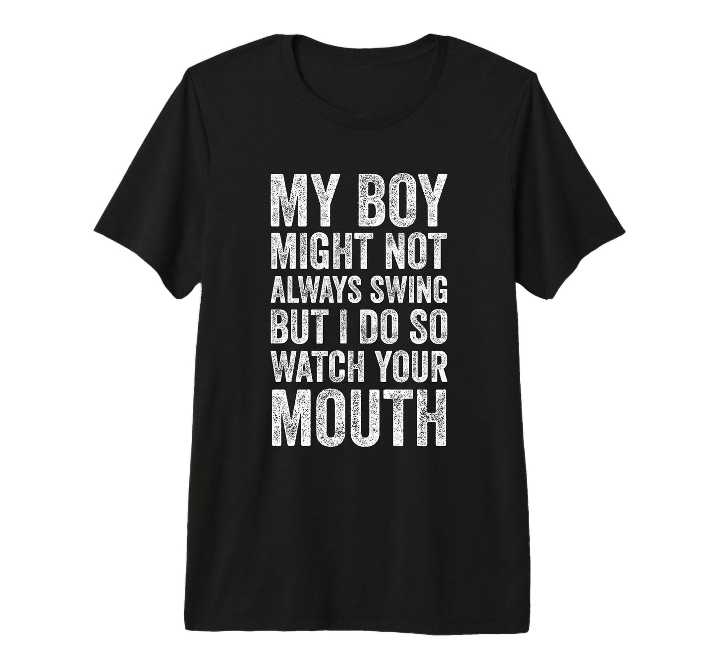 Baseball Mom My Might Not Always Swing But T-Shirt - Trendy Graphic Unisex - T-Shirt, Sweatshirt, Hoodie