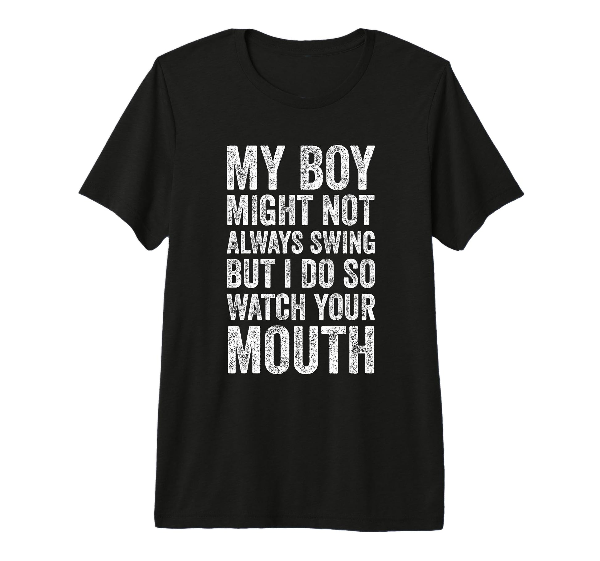 Baseball Mom My Might Not Always Swing But T-Shirt - Trendy Graphic Unisex - T-Shirt, Sweatshirt, Hoodie
